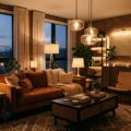 Belysning der skaber atmosfære i hver etage