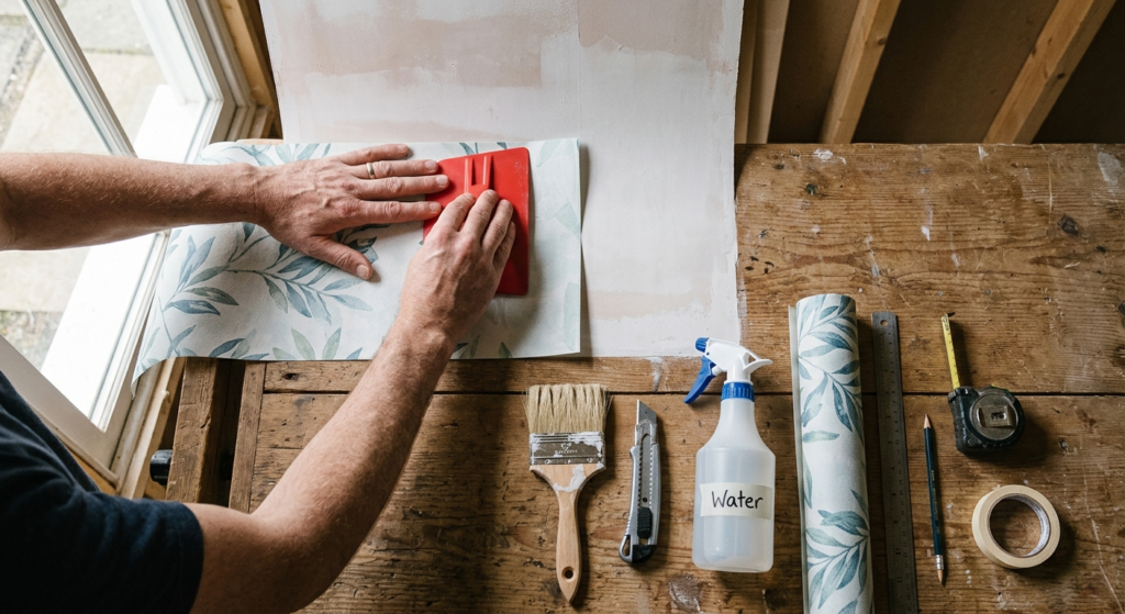 DIY: Sådan limer du pladepapir op selv uden bobler